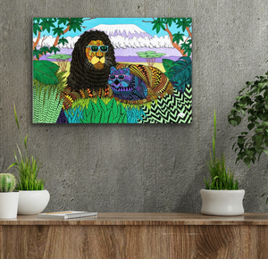 アートインテリア（キャンバス）Jungle friends