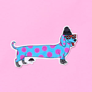 ステッカー Danny the Dachshund