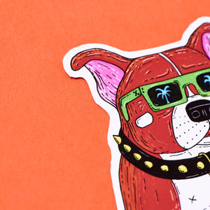 ステッカー Butch the Dog