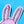 ステッカー Bella the Bunny